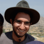 young man in a wide brimmed hat